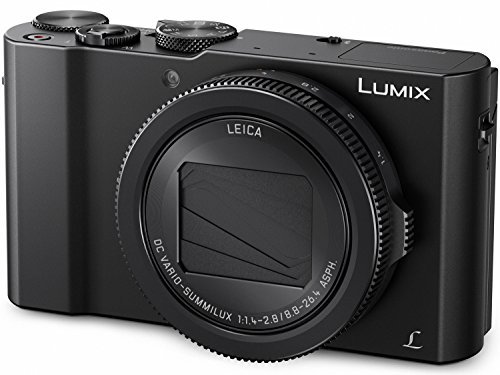 Panasonic LUMIX DMC-LX10K Camera, 20.1 Megapixel 1" Sensor, 3X 24-72mm F/1.4-2.8 LEICA DC Lens, Black