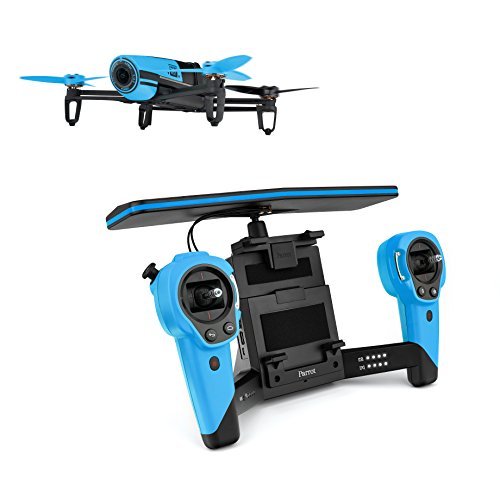 Parrot Bebop Quadcopter Drone with Sky Controller Bundle (Blue)