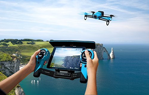 Parrot Bebop Quadcopter Drone with Sky Controller Bundle (Blue)