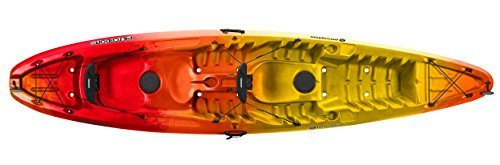 Perception Pescador 13.0 T Tandem Kayak, Red/Yellow