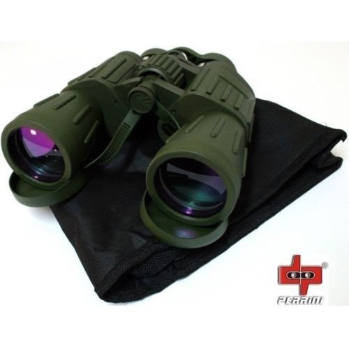 Perini Day/Night 60X50 Military Army Binoculars Camouflage w/Pouch Hunting Camping