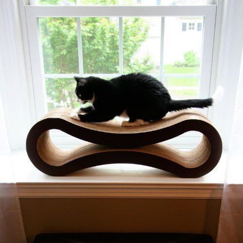 PetFusion Ultimate Cat Scratcher Lounge. [Superior Cardboard & Construction]