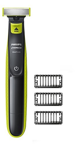Philips Norelco OneBlade hybrid electric trimmer and shaver, FFP, QP2520/90 