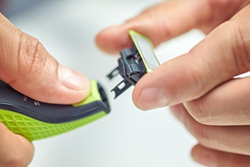 Philips Norelco OneBlade hybrid electric trimmer and shaver, FFP, QP2520/90