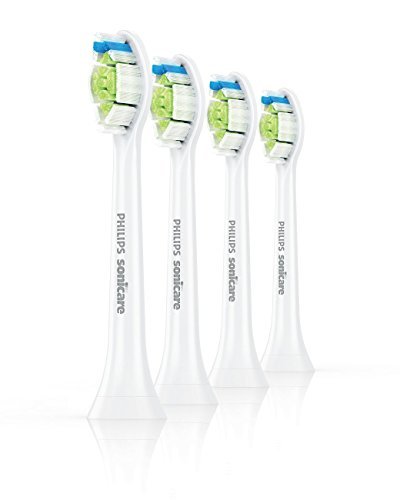 Philips Sonicare Diamond Clean Brush Heads, White, 4 Count 