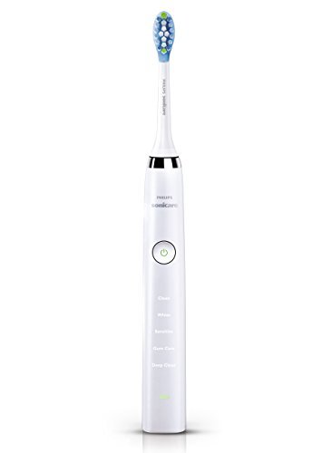 Philips Sonicare Diamond Clean Rechargeable Toothbrush w/Deep Clean Mode with Adaptive Clean Brush Head, White 