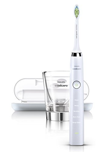 Philips Sonicare Diamond Clean Rechargeable Toothbrush w/Deep Clean Mode with Adaptive Clean Brush Head, White 