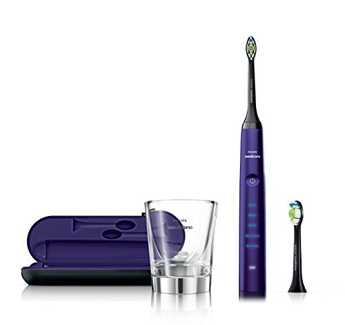 Philips Sonicare DiamondClean Sonic Electric Rechargeable Toothbrush, Amethyst,...