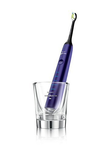 Philips Sonicare DiamondClean Sonic Electric Rechargeable Toothbrush, Amethyst,...