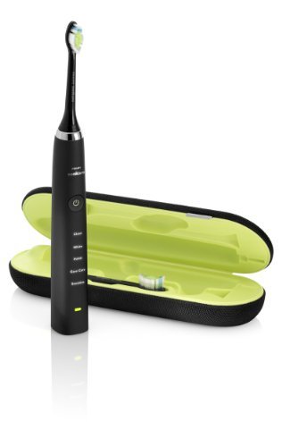 Philips Sonicare DiamondClean Sonic Electric Rechargeable Toothbrush, Black,...