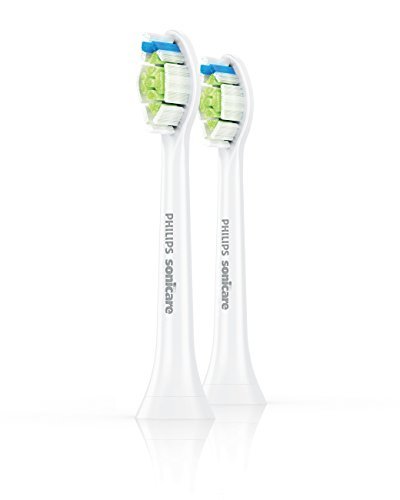 Philips Sonicare DiamondClean replacement toothbrush heads, HX6062/64, White...