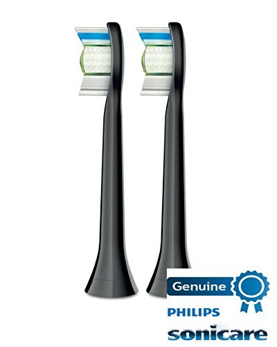 Philips Sonicare DiamondClean replacement toothbrush heads, HX6062/94, Black 2...