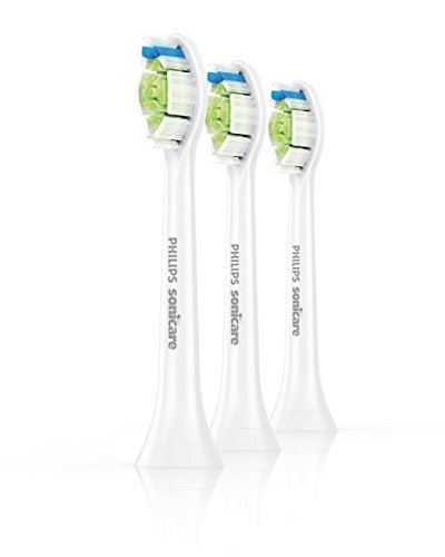 Philips Sonicare DiamondClean replacement toothbrush heads, HX6063/64, White...