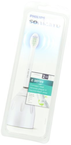 Philips Sonicare E-Series replacement toothbrush heads, HX7012/64, Compact 