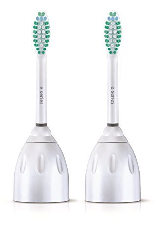 Philips Sonicare E-Series replacement toothbrush heads, HX7022/66, 2-pack 