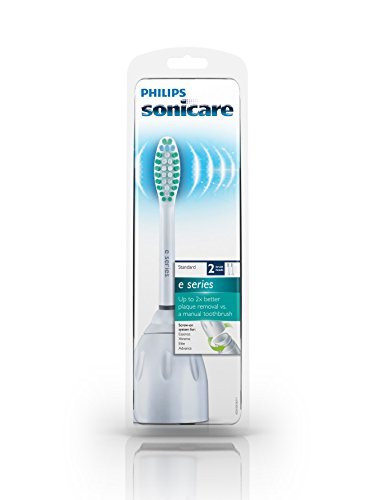 Philips Sonicare E-Series replacement toothbrush heads, HX7022/66, 2-pack 