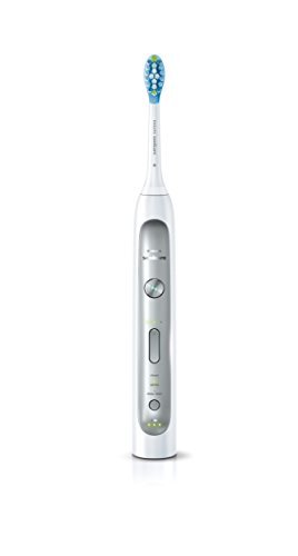 Philips Sonicare FlexCare Platinum rechargeable electric toothbrush with UV sanitizer, White Edition, HX9172 