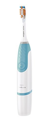 Philips Sonicare HX3631/06 Powerup Battery Toothbrush, Medium, Scuba Blue 