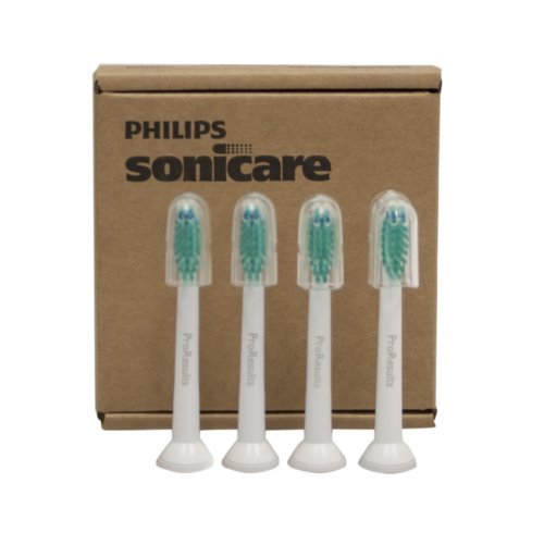 Philips Sonicare HX6014/30 Pro Results Brush Head, 4 Count 