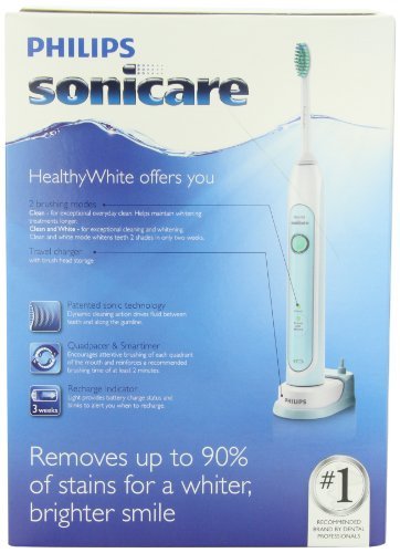 Philips Sonicare HX6711/02 HealthyWhite 710 Rechargeable Electric Toothbrush 