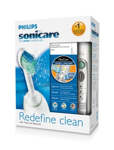 Philips Sonicare HX6911/02 FlexCare Rechargeable Electric Toothbrush 