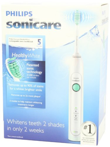 Philips Sonicare HealthyWhite rechargeable electric toothbrush, HX6731 