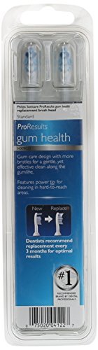 Philips Sonicare ProResults Gum Health replacement toothbrush heads, HX9033/64, 3-pk 