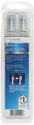 Philips Sonicare ProResults Gum Health replacement toothbrush heads, HX9033/64, 3-pk 