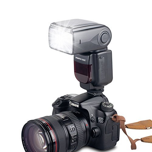 Photoolex M800C Powerful Flash Speedlite 580EX II TTL 1/8000s Canon Flash for Canon 1Ds Mark III, 1Ds Mark II, 1D Mark IV, 1D Mark III EOS 700D 650D and Other Canon Digital DSLR Cameras