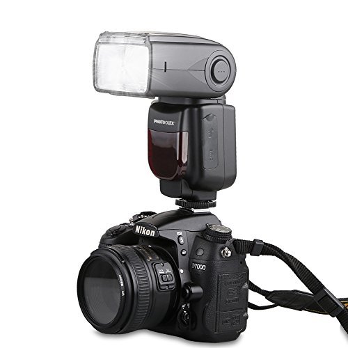 Photoolex M800N 1/8000s Flash Speedlite i-TTL / TTL Speedlight for Nikon D7200 D7100 D7000 D5200 D5100 D5000 D3000 D3100 D3200 D3300 D300 D300S D700 D600 D500 and Other Nikon DSLR Cameras