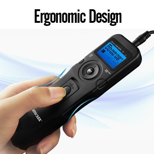 Photoolex T710C Digital Camera Remote Controller LCD Timer Shutter Release Remote Control for Canon 700D/T5i, 650D/T4i, 550D/T2i, 500D/T1i, 350D/XT, 400D/XTi, 1000D/XS, 450D/XSi, 60D, 100D etc