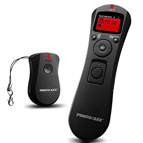 Photoolex T720C 2.4G Wireless Shutter Wireless Remote Control LCD Timer Remote Control Shutter Release for Canon EOS 1V/3/1D/1Ds/1DS Mark II/1Ds Mark III/1D Mark II/1Ds 10D/20D/30D/40D/50D/5D etc