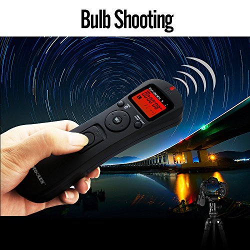 Photoolex T720C 2.4G Wireless Shutter Wireless Remote Control LCD Timer Remote Control Shutter Release for Canon EOS 1V/3/1D/1Ds/1DS Mark II/1Ds Mark III/1D Mark II/1Ds 10D/20D/30D/40D/50D/5D etc