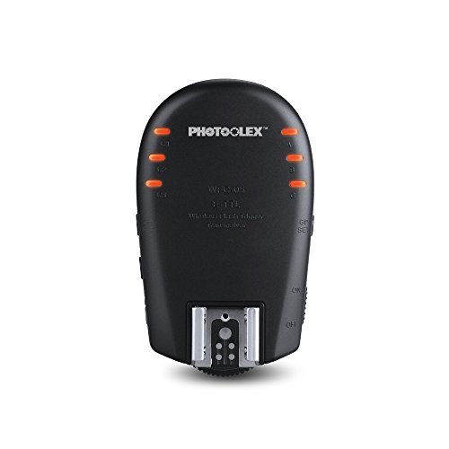 Photoolex WFC-05 1/8000s 2.4G Wireless Flash Trigger, Support E-TTL, Manual and Multi Flash Modes for CANON EOS 5D Mark II/5D Mark III/1Ds Mark III/7D/60D/ 50D/40D/650D etc (Single)