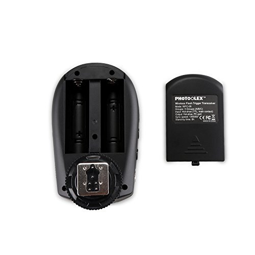 Photoolex WFC-05 1/8000s 2.4G Wireless Flash Trigger, Support E-TTL, Manual and Multi Flash Modes for CANON EOS 5D Mark II/5D Mark III/1Ds Mark III/7D/60D/ 50D/40D/650D etc (Single)