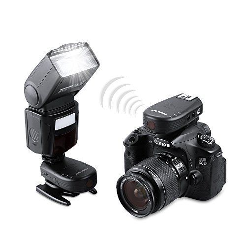 Photoolex WFC-05 1/8000s 2.4G Wireless Flash Trigger, Support E-TTL, Manual and Multi Flash Modes for CANON EOS 5D Mark II/5D Mark III/1Ds Mark III/7D/60D/ 50D/40D/650D etc (Single)