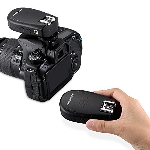 Photoolex WFC-05 1/8000s 2.4G Wireless Flash Trigger, Support E-TTL, Manual and Multi Flash Modes for CANON EOS 5D Mark II/5D Mark III/1Ds Mark III/7D/60D/ 50D/40D/650D etc (Single)