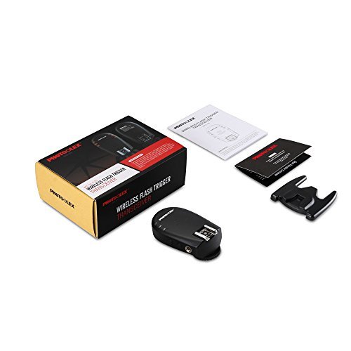 Photoolex WFC-05 1/8000s 2.4G Wireless Flash Trigger, Support E-TTL, Manual and Multi Flash Modes for CANON EOS 5D Mark II/5D Mark III/1Ds Mark III/7D/60D/ 50D/40D/650D etc (Single)