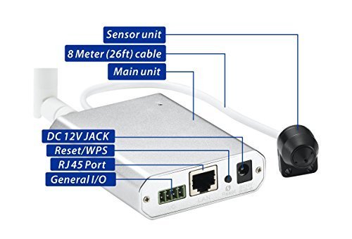 Phylink PLC-128PW 720P HD Covert IP Wireless Mini Pinhole Spy Camera, Camera Motion Detection and Wireless Video