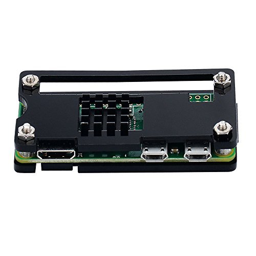 Pi Zero Case, iUniker Raspberry Pi Zero Starter Kit for Raspberry Pi Zero W and Pi Zero 1.3 (Acrylic Black)