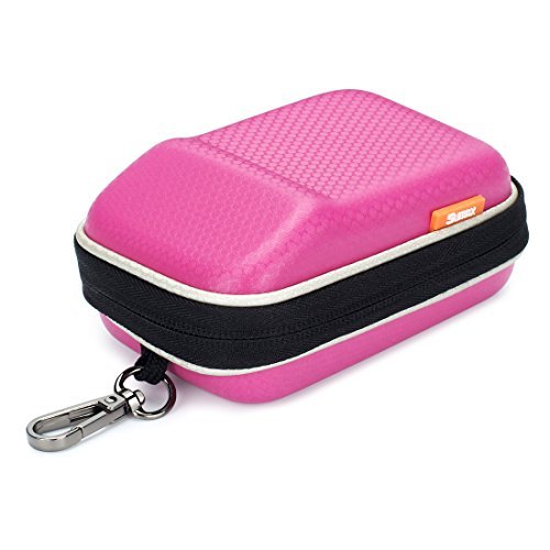 Pink Hard Shock Resistant Resistant Compact Digital Camera Case For CANON PowerShot SX720 HS G9 X Nikon COOLPIX A900 W100 Panasonic Lumix DMC TZ80 TZ90 SONY Cyber-Shot DSC WX500 HX90 HX80 RX100
