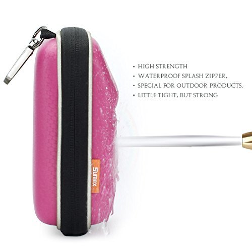 Pink Hard Shock Resistant Resistant Compact Digital Camera Case For CANON PowerShot SX720 HS G9 X Nikon COOLPIX A900 W100 Panasonic Lumix DMC TZ80 TZ90 SONY Cyber-Shot DSC WX500 HX90 HX80 RX100