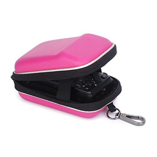Pink Hard Shock Resistant Resistant Compact Digital Camera Case For CANON PowerShot SX720 HS G9 X Nikon COOLPIX A900 W100 Panasonic Lumix DMC TZ80 TZ90 SONY Cyber-Shot DSC WX500 HX90 HX80 RX100
