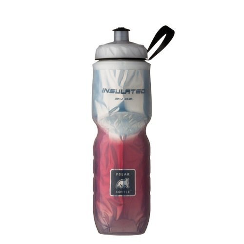 Polar Bottle Insulated Water Bottle (Red Fade) (24 oz) - 100% BPA-Free Water Bottle - Perfect Cycling or Sports Water Bottle - Dishwasher & Freezer Safe