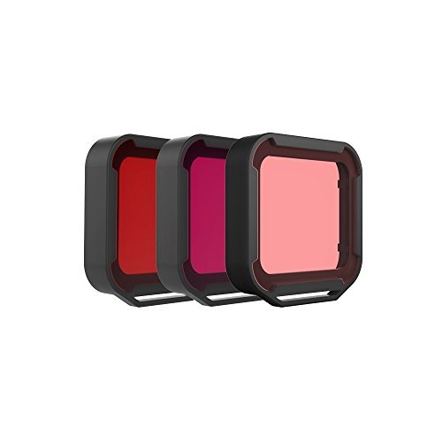 PolarPro Aqua Filter 3-Pack (Red, Magenta, Snorkel) for GoPro Hero6 / Hero5 Super Suit Housing