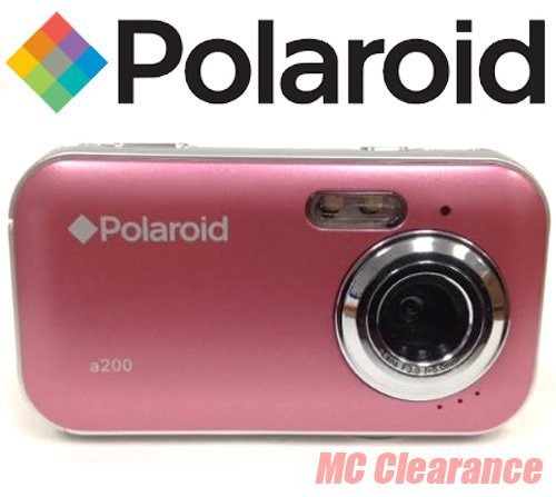 Polaroid CAA-200PC 2MP CMOS Digital Camera with 1.44-Inch LCD Display (Pink)