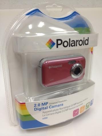 Polaroid CAA-200PC 2MP CMOS Digital Camera with 1.44-Inch LCD Display (Pink)