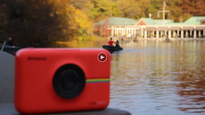 Polaroid Snap Touch Instant Print Digital Camera With LCD Display (Black) with Zink Zero Ink Printing Technology