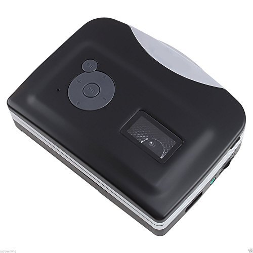 Portable USB Cassette to MP3 Converter Capture directly to USB Flash Disc without PC