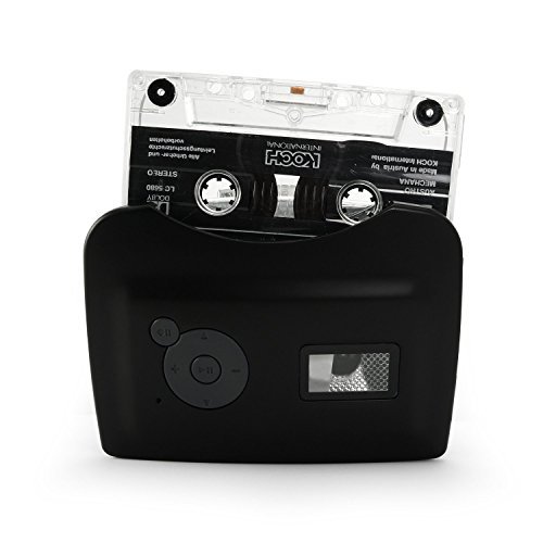 Portable USB Cassette to MP3 Converter Capture directly to USB Flash Disc without PC